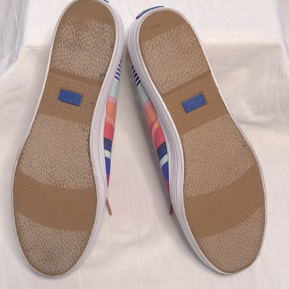 Keds X Sunny Life Striped Canvas Sneakers Multicolor Size 7 Platform Sole - Picture 9 of 12